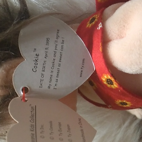 🍪 NWT !! TY Beanie Kid "Cookie" CHRISTMAS  🎄 STOCKING PERFECT - Picture 10 of 16
